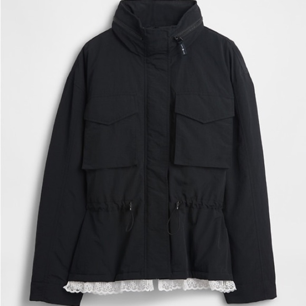 Sandy Liang x GAP Lace Trim Cinch Jacket XS
